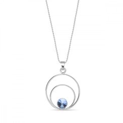 Náhrdelník modrý so Swarovski Elements Glory NOD1122SS29LS Light Sapphire
