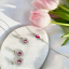 Náhrdelník ružový sa Swarovski Elements Amour NCC28086F Fuchsia