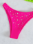 Dvoudílné dámské plavky růžové a žluté barvy podprsenka a spodní díl plavek
