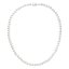 Perlový náhrdelník z riečnych perál so zapínaním z bieleho 14 karátového zlata 822001.1/9268B biely