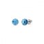 Náušnice modré Rivoli so Swarovski Elements Sweet Candy Studs K1122SS29AQ aquamarine 6 mm