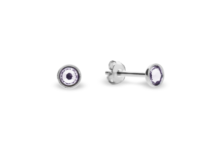 Náušnice číre so Swarovski Elements Pinpoint Studs K2038SS10C Krystal