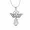 Náhrdelník s príveskom Anjel so Swarovski Elements Krystal