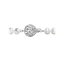 Perlový náramok z riečnych perál so zapínaním z bieleho 14 karátového zlata 823001.1/9264B biely