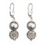 Náušnice so Swarovski Elements 31155.3 Grey
