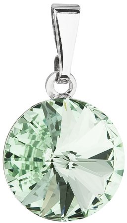 Přívěsek zelený Rivoli se Swarovski Elements Chrysolite 12 mm