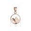 Pozlátený prívesok hory 64086 rose gold
