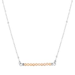 Ocelový náhrdelník žlutý 42038.3