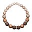 Náramek se Swarovski Elements perla hnědá 33016.3 Brown