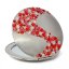 Kosmetické kapesní zrcátko se Swarovski Elements Corals II Červené