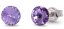 Náušnice fialové Rivoli se Swarovski Elements Sweet Candy Studs K1122SS29V violet 6 mm