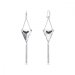 Náušnice čiré se Swarovski Elements Trident KW327118C Krystal