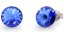 Náušnice modré Rivoli so Swarovski Elements Sweet Candy Studs K1122SS39SA sapphire 8 mm