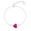 Náramek růžový se Swarovski Elements Soul BS280810F Fuchsia