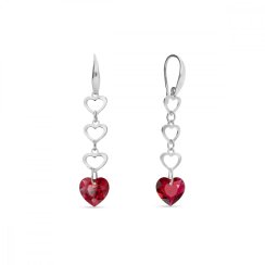 Náušnice červené so Swarovski Elements Feeling KWS64328SC Scarlet