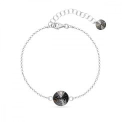 Náramek černý se Swarovski Elements Candy B1122SS47BP Black Patina