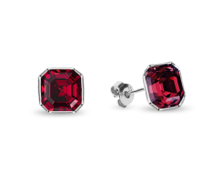 Náušnice červené se Swarovski Elements Imperial Studs K44806SC Scarlet