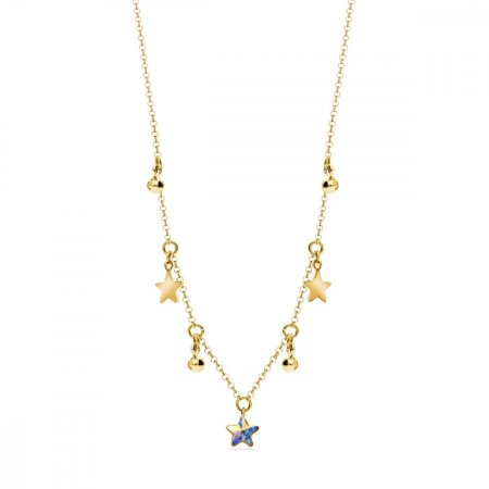 Náhrdelník dúhový so Swarovski Elements Mirth NGROLO28167AB