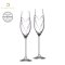 Poháre flauty na sekt so Swarovski Elements Hearts 210 ml