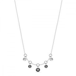 Náhrdelník černý se Swarovski Elements Brio NROLO20385HSNC Hematite