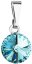 Přívěsek Rivoli se Swarovski Elements Light Turquoise 8 mm