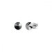 Náušnice tmavě šedé sa Swarovski Elements Sweet Candy Studs K1122SS29H Hematite 6 mm