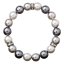 Náramok so Swarovski Elements šedá perla 33061.3 Grey