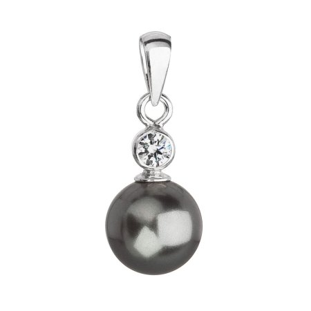 Přívěsek se Swarovski Elements perla 34201.3 Grey