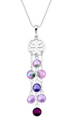 Náhrdelník so Swarovski Elements Dream Catcher NDR1122SS29VLAM Vitrail Light