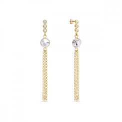 Náušnice číre so Swarovski Elements Ballena KCG1122SS29C Krystal