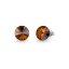 Náušnice Rivoli hnedé so Swarovski Elements Sweet Candy Studs K1122SS47ST Smoked Topaz 10 mm