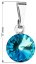 Přívěsek Rivoli se Swarovski Elements Bermuda Blue 8 mm