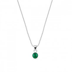 Náhrdelník zelený so Swarovski Elements Glee N1122SS29EM Emerald