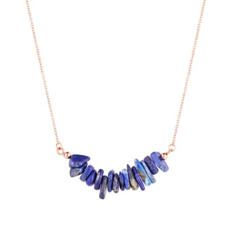 Náhrdelník s kamenem lapis lazuli 42037.3 ocel