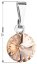 Přívěsek Rivoli se Swarovski Elements Light Peach 8 mm