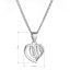 Stříbrný náhrdelník srdce se zirkony 12074.1