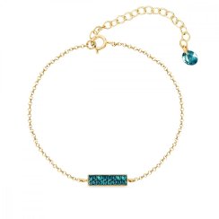 Náramok zelený sa Swarovski Elements Radiance BGFMP1EM Emerald