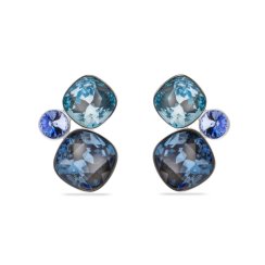 Náušnice so Swarovski Elements PARAISO K4470MIX1DB Denim Blue