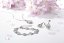 Strieborný náramok so Swarovski kryštálmi mix farieb 33048.3 Sakura