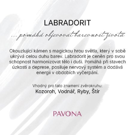 Náramok s minerálnymi kameňmi labradorit 43058.3