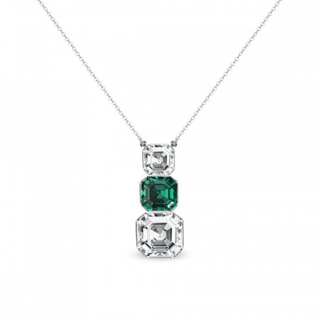 Náhrdelník zelený so Swarovski Elements Imperial NT44803CEM Emerald