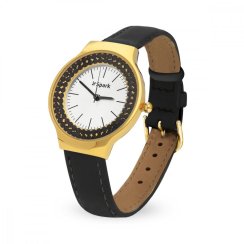 Dámske hodinky so Swarovski Elements Mercury čierne ZNSG35SKJ