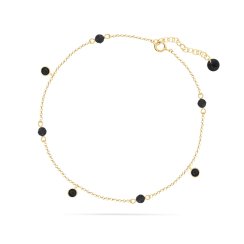 Retiazka na nohu zlatá so Swarovski Elements Kalo BAG20385000J