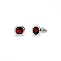 Náušnice červené so Swarovski Elements Tiny Bonbon Studs KR1122SS29SI Siam 6 mm