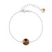 Náramok hnedý sa Swarovski Elements Candy B1122SS47ST Smoked Topaz