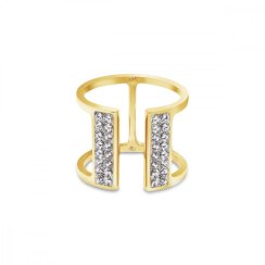 Prsten čirý se Swarovski Elements Radiance PGFMP2C Krystal