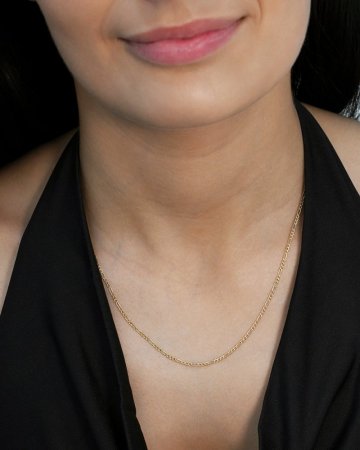 Zlatý 14kt řetízek 90A00021 FIGARO