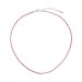 Náhrdelník s pravými ružovými opálmi 42012.3 oceľ