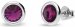 Náušnice fialové se Swarovski Elements Tiny Bonbon Studs KR1122SS29AM Amethyst 6 mm