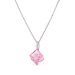 Náhrdelník se Swarovski Elements kostka Light Rose 8 mm